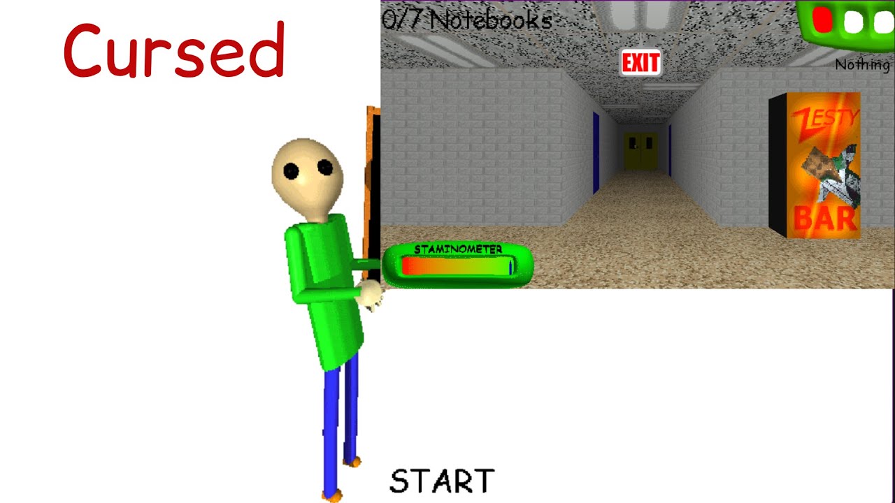 [Baldi has speed] CURSED  -Baldi's Basics Mod-