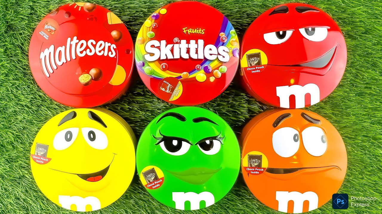 Colorful Candy Mix | 1 M&M’s Box Unwrapping Satisfying ASMR