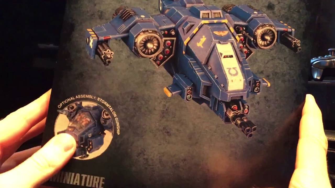Warhammer 40k Unboxing - Stormtalon (Stormhawk Interceptor)