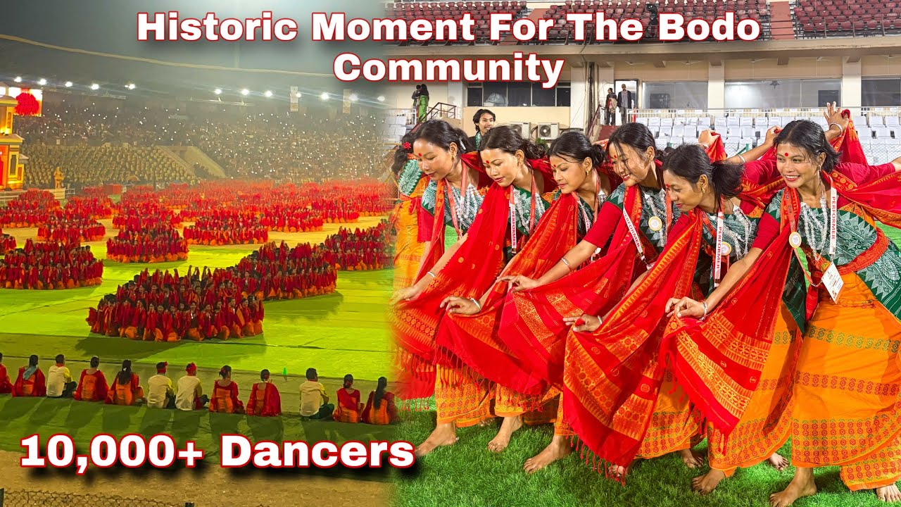 A Historic Day Of The Bodo People❤️Bagurumba Dwhou World Record Dance Performance In Guwahati 2026
