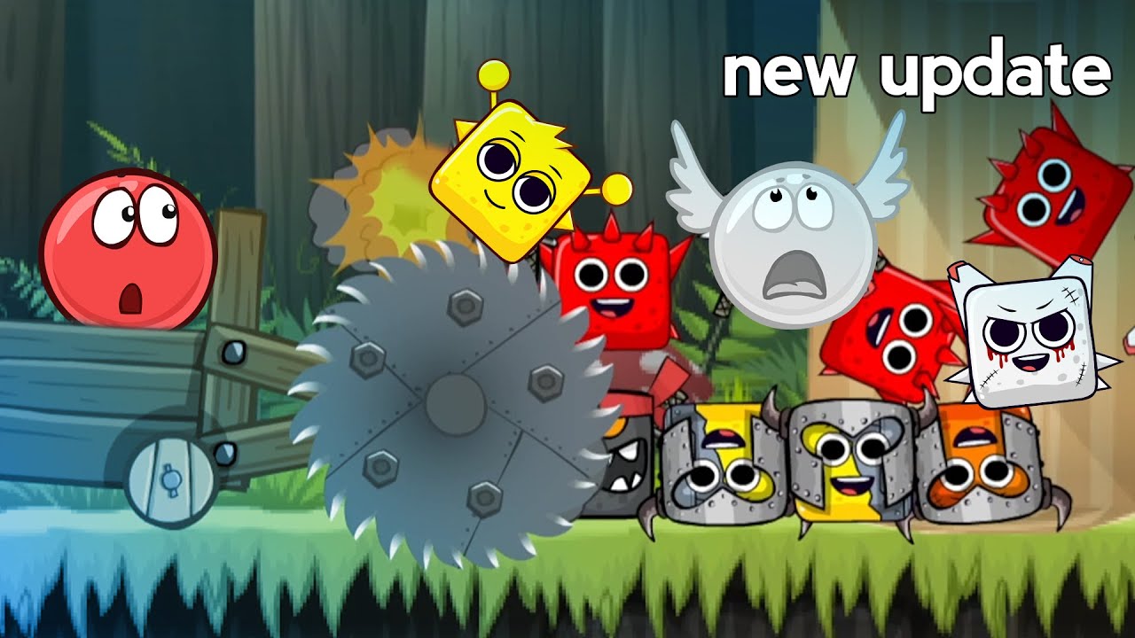 Red Ball 4 | Red Ball Takes on 100 Sprunki Boxes in Jungle Showdown