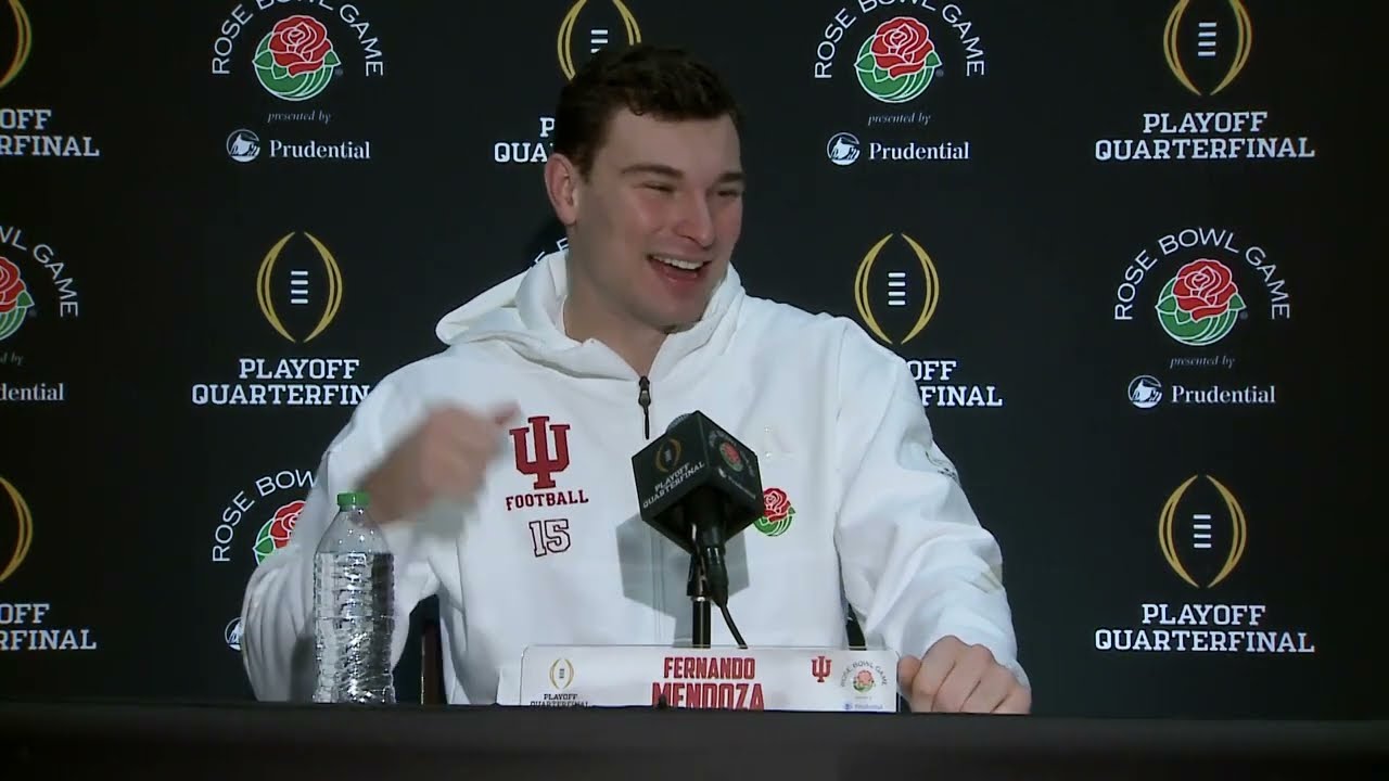 Предматчевая пресс-конференция Фернандо Мендосы перед матчем Rose Bowl: 30 декабря 2025 года.