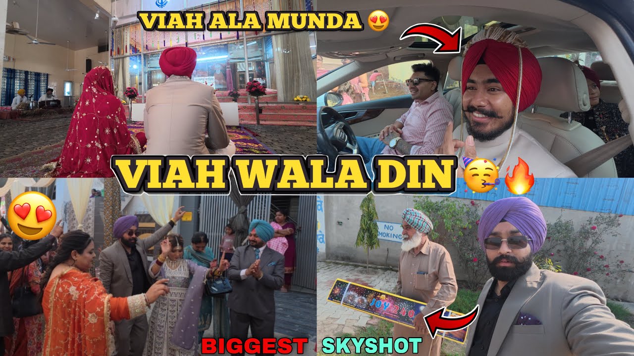 VIAH WALA DIN😍 | Ajj Pura Khush Viah Wala Munda 💍 | Wedding Vlog😍 ~ Prabh buttar🔥