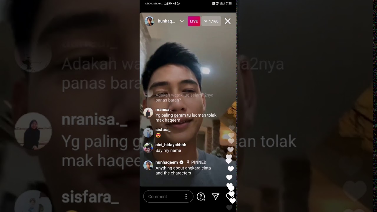 IG Live Hun Haqeem - Set Angkara Cinta