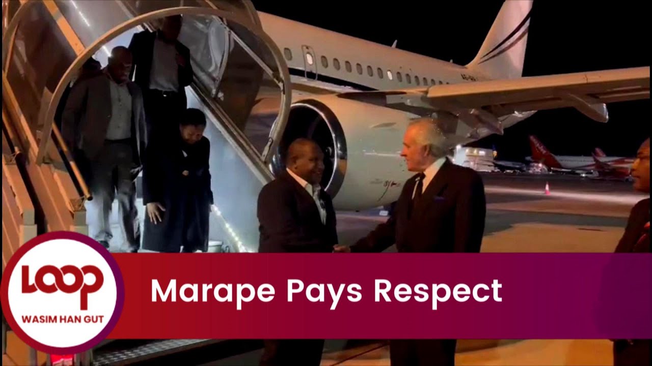 Marape Pays Respect