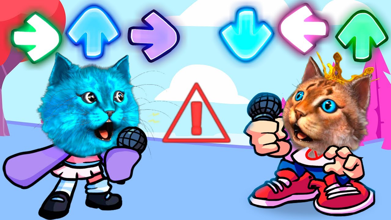 😱 МУЗЫКАЛЬНЫЙ БАТЛ КОТОВ во Friday Night Funkin' ROBLOX ВЕСЁЛЫЙ КОТ ПРОТИВ КОТЁНОК ЛАЙК