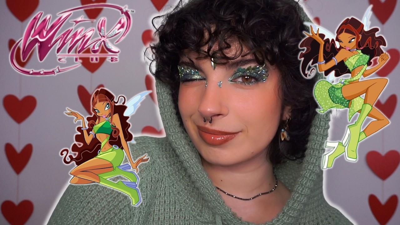 🌊 trucco ispirato ad AISHA delle WINX 🧚🏾‍♀️