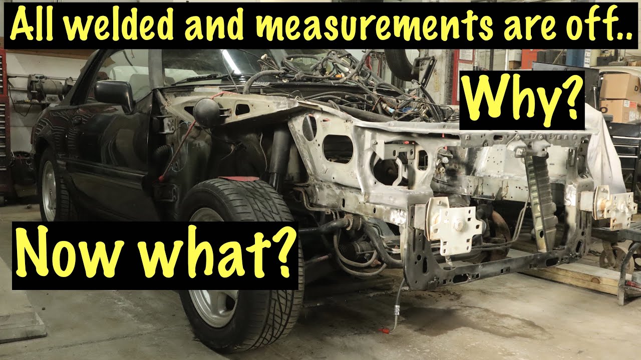 Installing the new front-end pieces and some engine work on the Mustang GT rebuild.