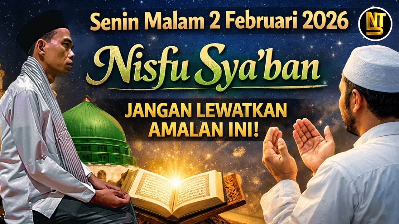 🔴 Senin Malam 2 Februari 2026 Nisfu Sya'ban, Jangan Lewatkan Amalan Ini | Ustadz Abdul Somad