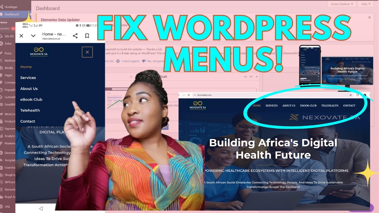 How to Customize WordPress Menus for Mobile & Desktop + Enable Maintenance Mode
