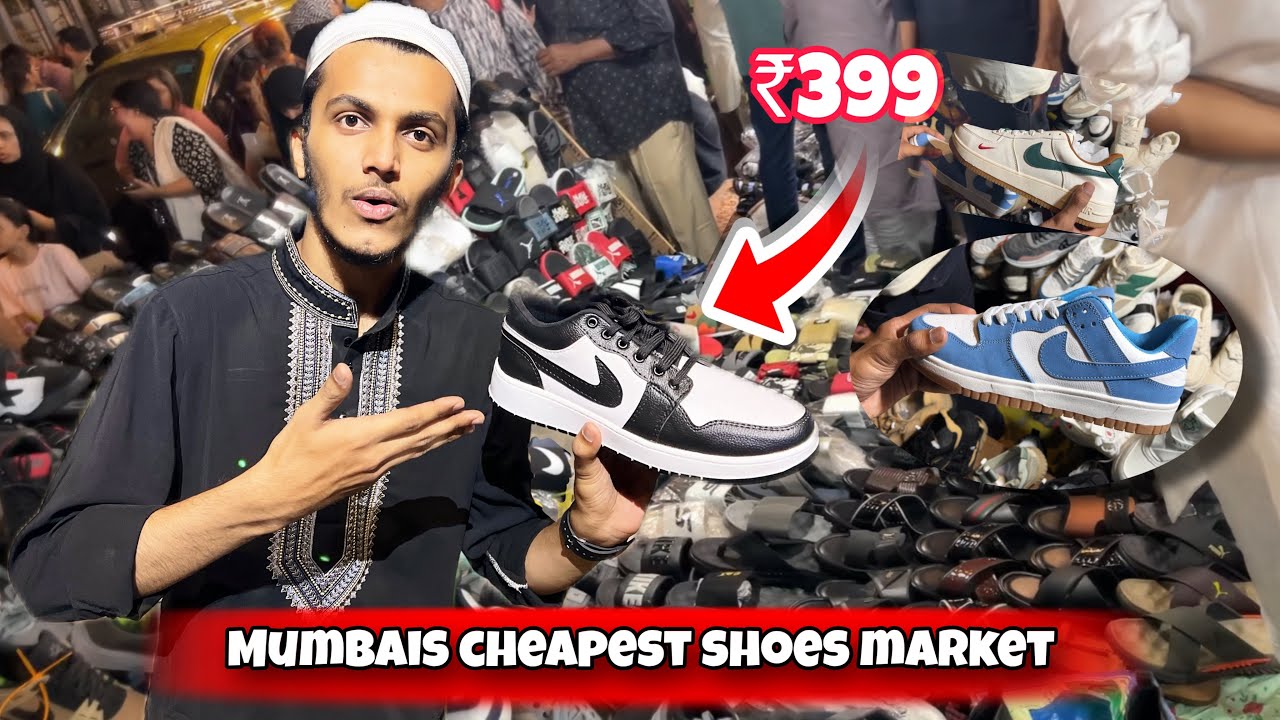 BRANDED SHOES IN CHEAP PRICE!😱 ₹399 ONLY | Eid special shopping🌙 || Zaid Ansari vlogs #eidspecial 