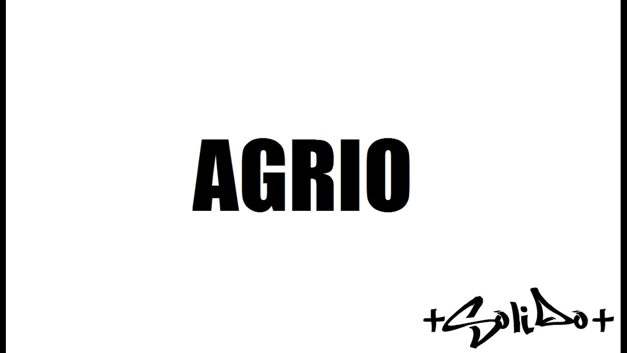 Agrio | SOLIDO MC (Rap Argentino)