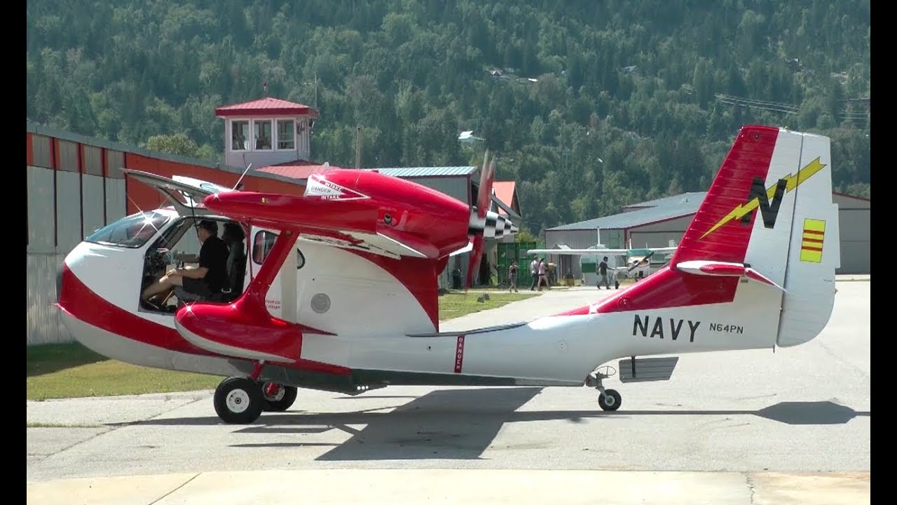 Republic RC-3 Seabee Engine Startup