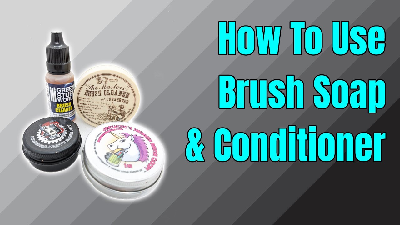 How To Use Brush Soap & Conditioner - Mini Painting Brush Care #miniaturepainting #warhammer #art