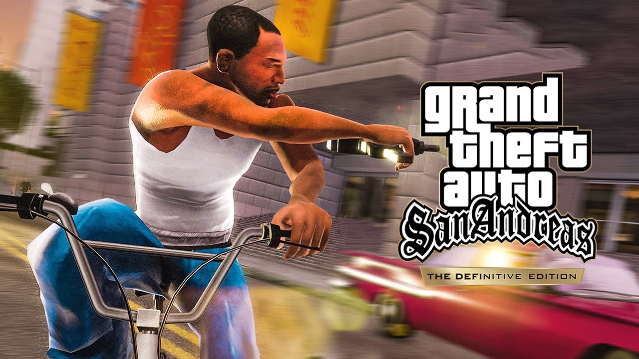 GTA SAN ANDREAS | Edição Definitiva - #1: Início de novo mais uma vez novamente... Em 4K 60!
