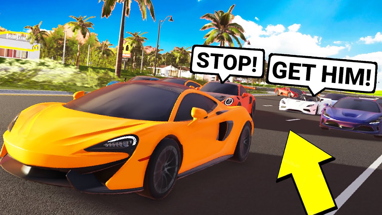 Supercar MEET Ends BAD When THEY Show Up! (Southwest Florida RP)