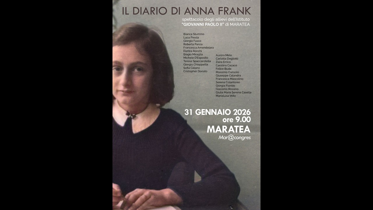 IIS Giovanni Paolo II Maratea - Il diario di Anna Frank - 31 gennaio 2026