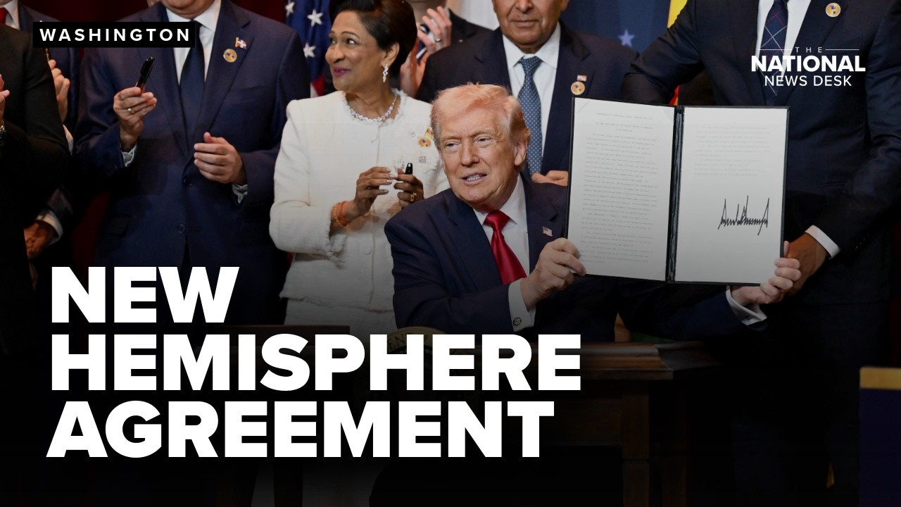Trump SIGNS 'SHIELD OF AMERICAS' deal