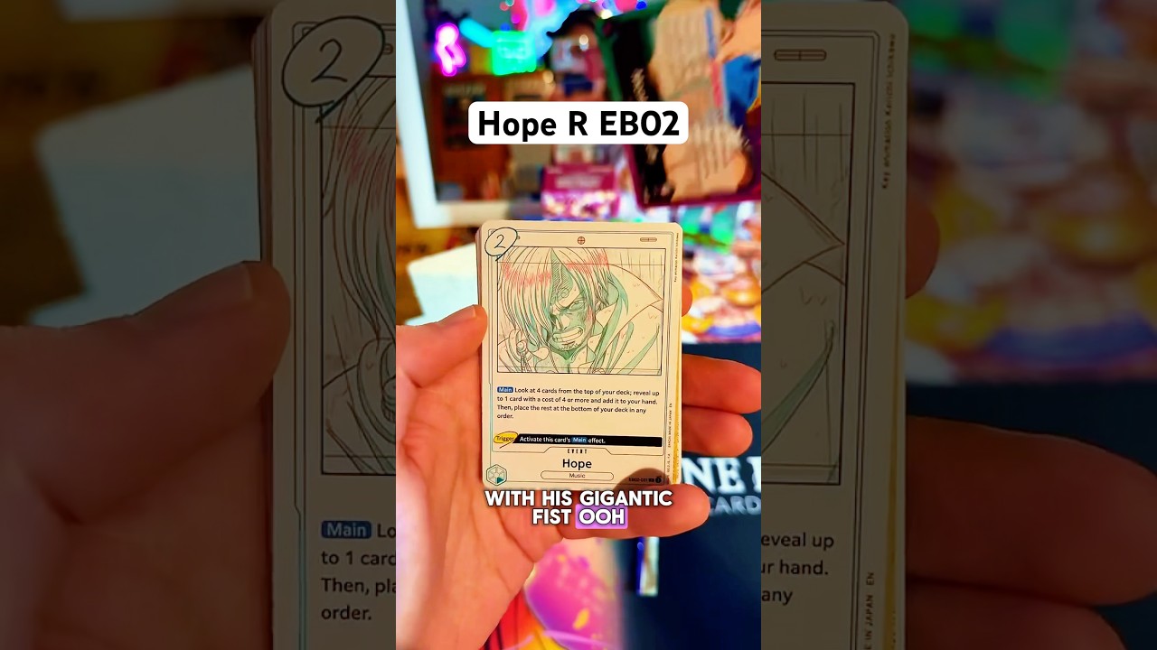 Best looking cards from any set! One Piece Card Game EB02 #onepiece #tcg #sanji #unboxing