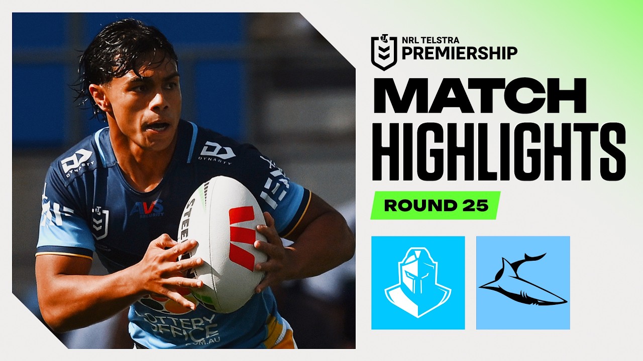NRL 2026 | Titans v Sharks&nbsp;| Match Highlights | Round 25