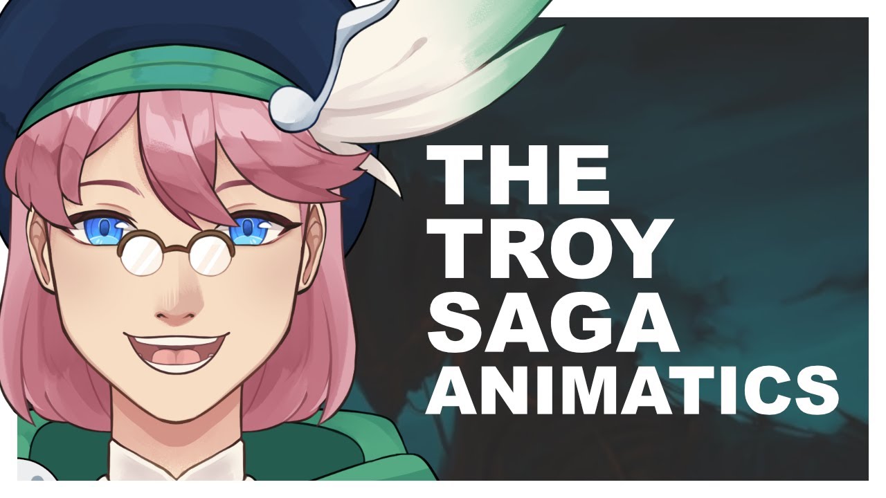 Bard VTuber reacts to EPIC: The Musical's Troy Saga (animatics)