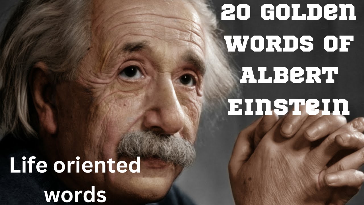 20 Golden and inspiring words of Albert Einstein // Motivational Quotes