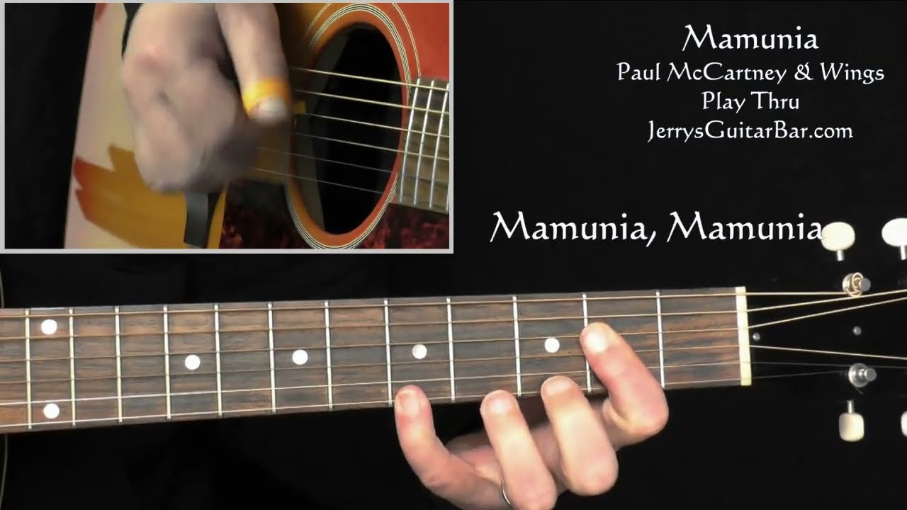 Paul McCartney Mamunia | Guitar Play Thru