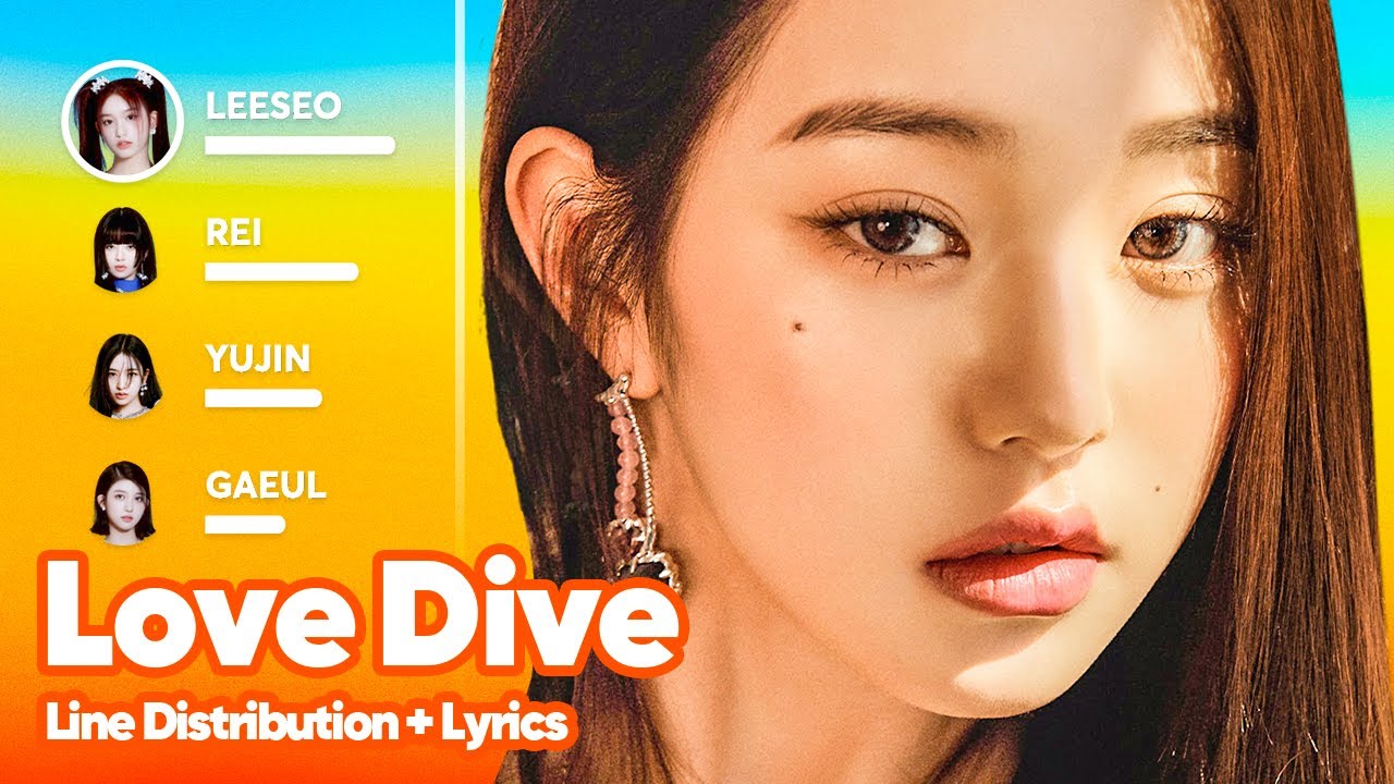 IVE - Love Dive (Line Distribution + Lyrics Karaoke) PATREON REQUESTED