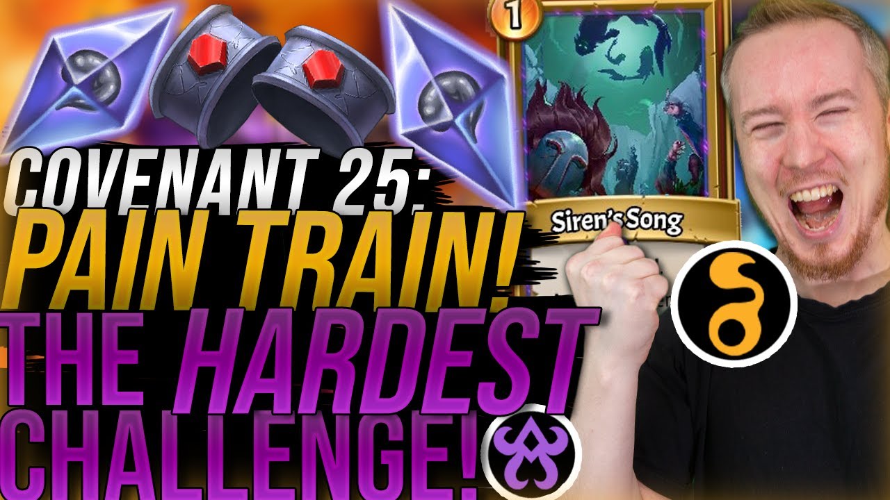 Pain Train! The HARDEST Challenge!  | Covenant 25 Yellow/Purple Run | Monster Train
