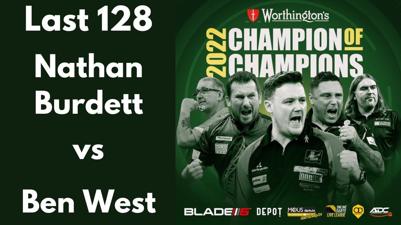 Ben West vs Nathan Burdett: Red Dragon Champion of Champions Darts 2022, Last 128