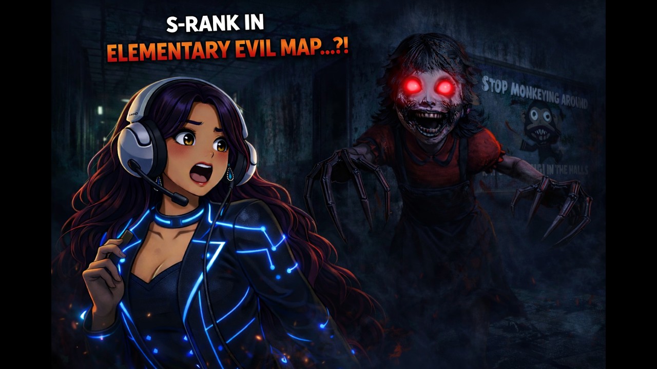 Beating Agatha In Elementary Evil With PERFECT S-RANK! 🔥#roblox #darkdeception #hunted #srank #win