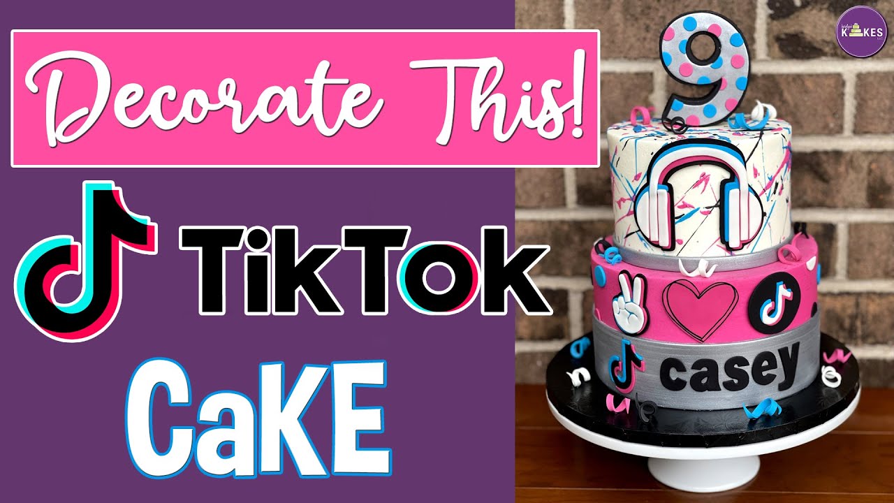 Укрась это! Торт ко дню рождения в стиле TikTok