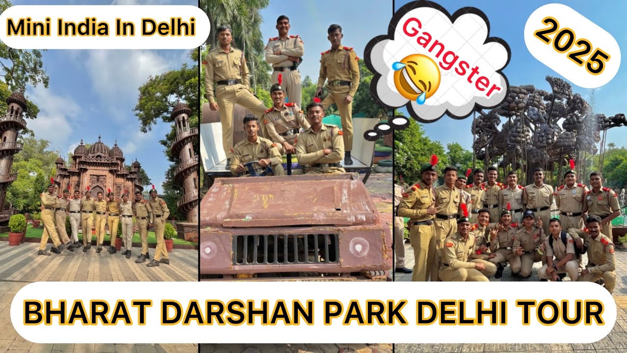 BHARAT DARSHAN PARK 🇮🇳 | PUNJABI BAGH DELHI 🤷🏼‍♂️ MADE FROM SCRAP #Sunil Vlog Bdk