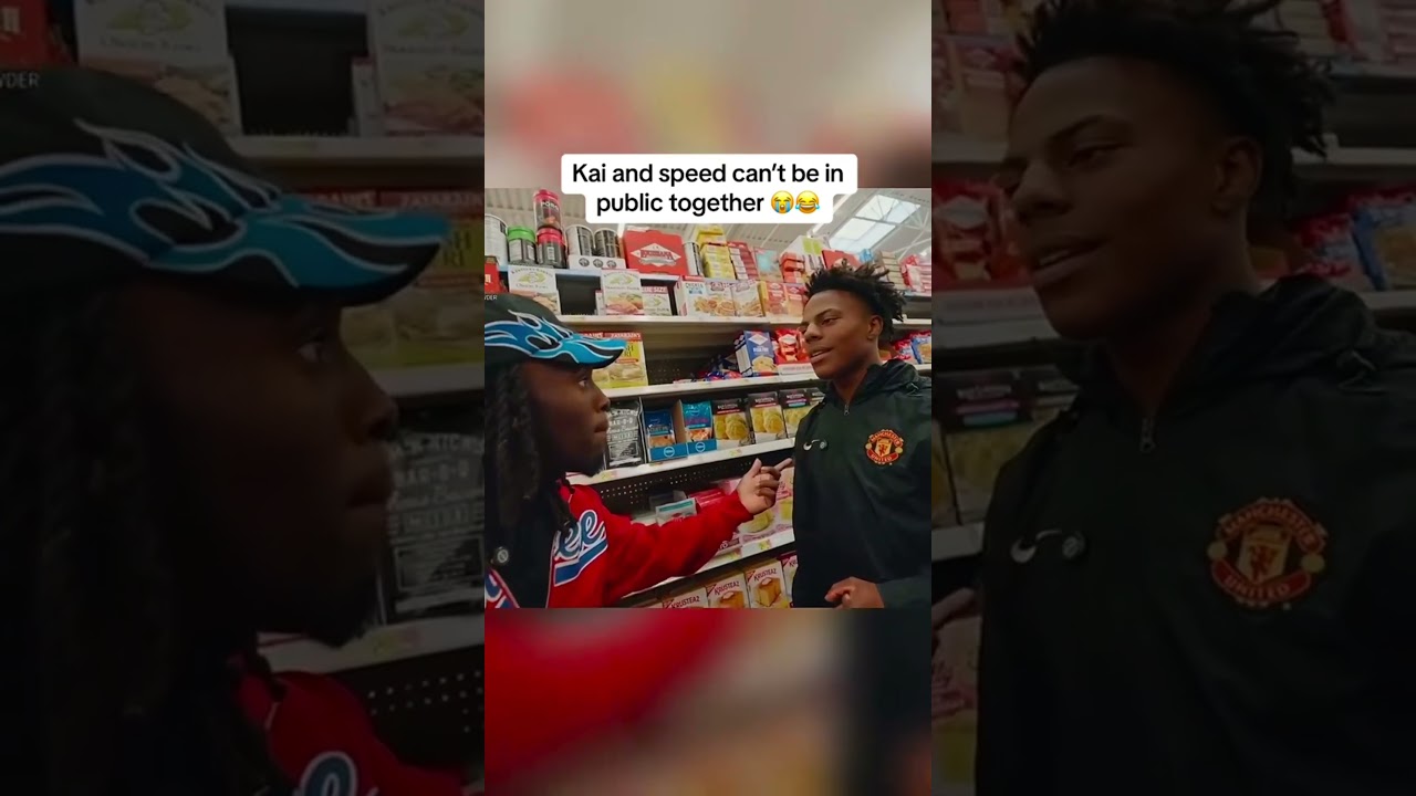 KaiCenat and iShowSpeed Funny Moment in the store