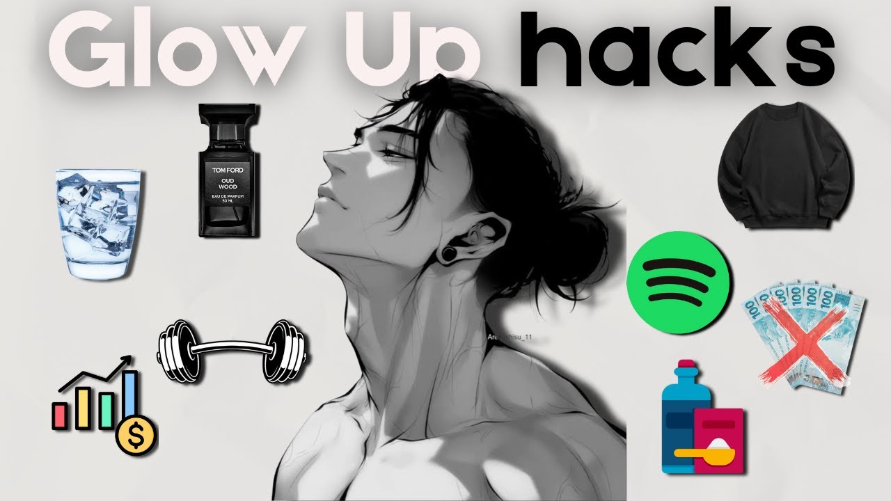 25 hacks de glow up: transforme CORPO e ROSTO em 30 dias (sem dinheiro)