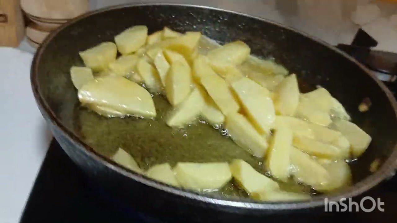 African home made  potato wedges quick and easy recipe 