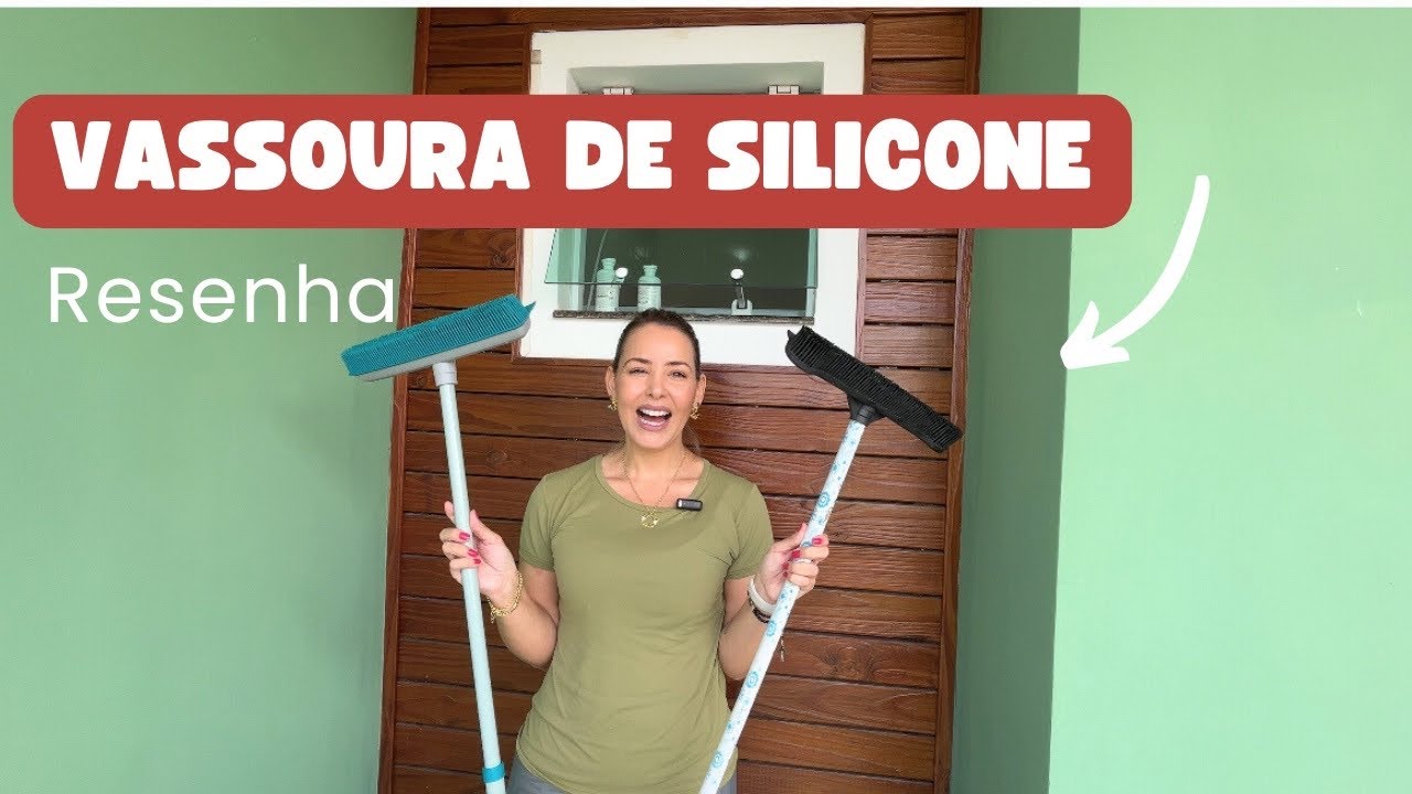 Vale a pena 🧹? Vassoura de silicone 3x1 testei os dois modelos