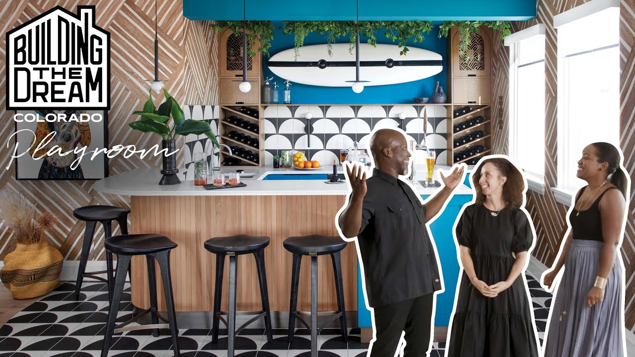 This Home Bar Has Its Own Keg And A Built-In Wine Chiller I Building The Dream I HB