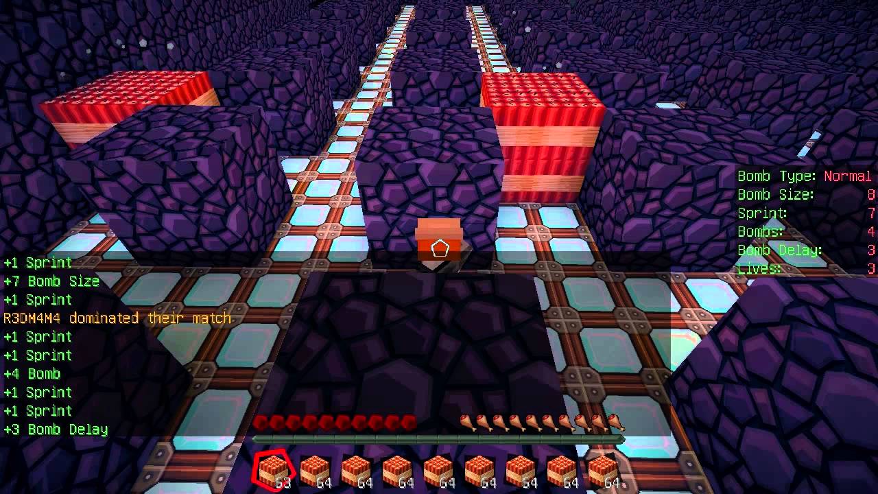 ★當個創世神★Minecraft《籽岷的伺服器小遊戲 方塊炸彈人 Crafty Bomber》