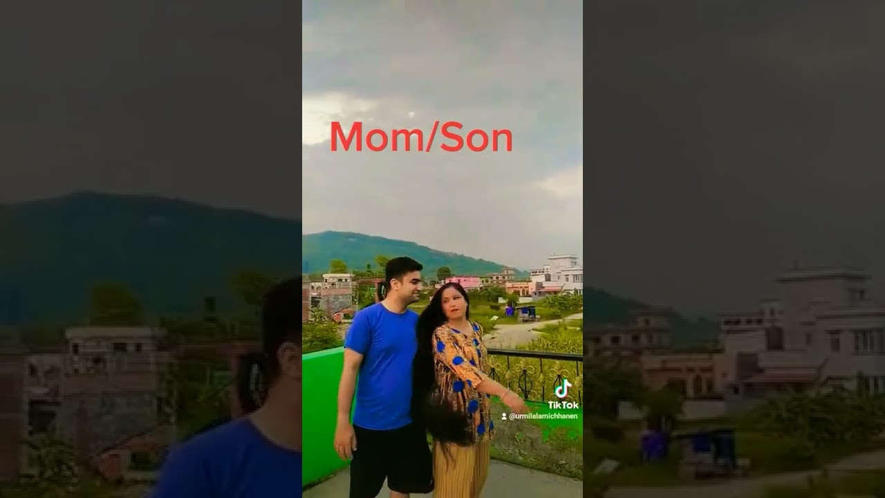 Mom/Son/Extra Long Hair