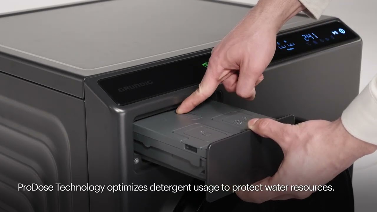 How to use your Grundig AI-Sense washing machine?