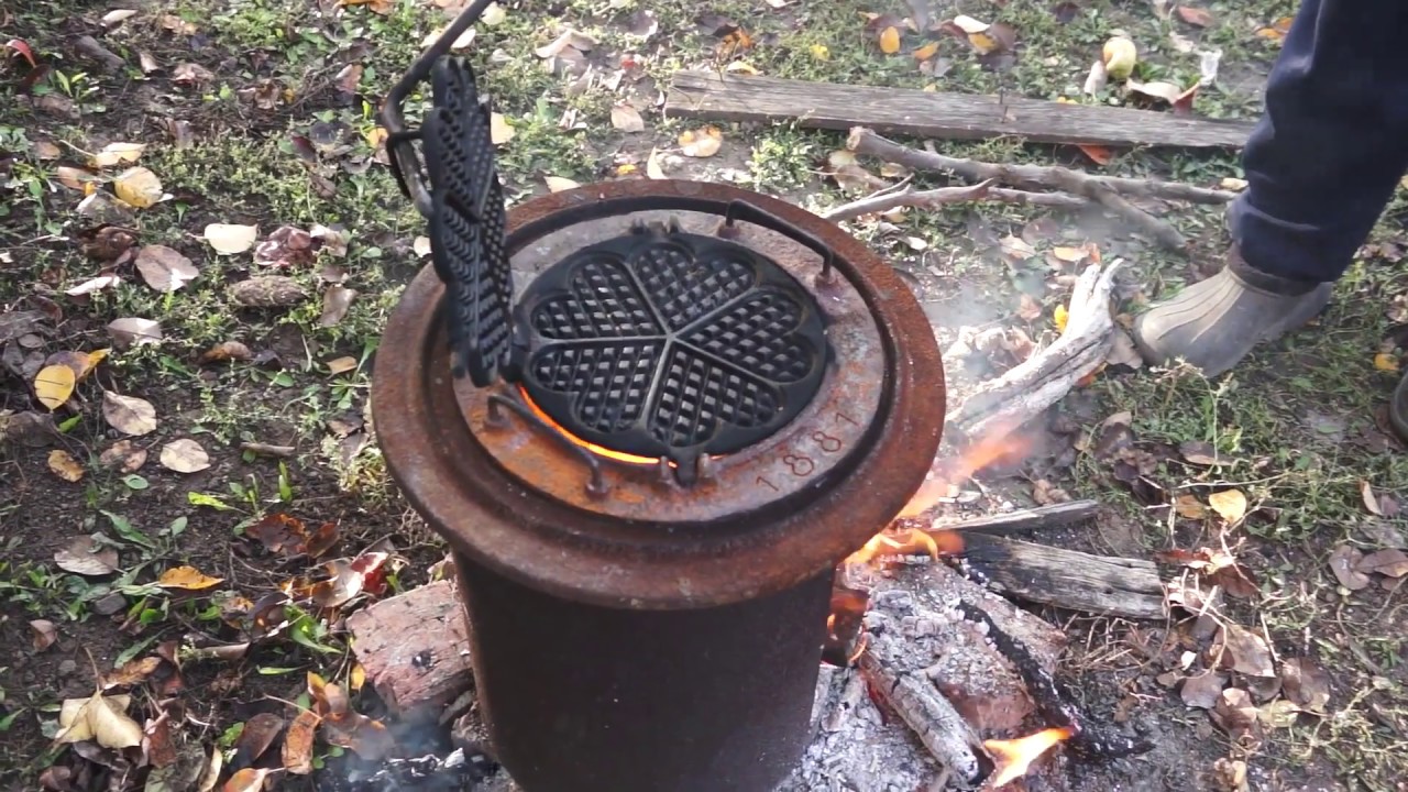 ВАФЕЛЬНИЦА НА ОТКРЫТОМ ОГНЕ