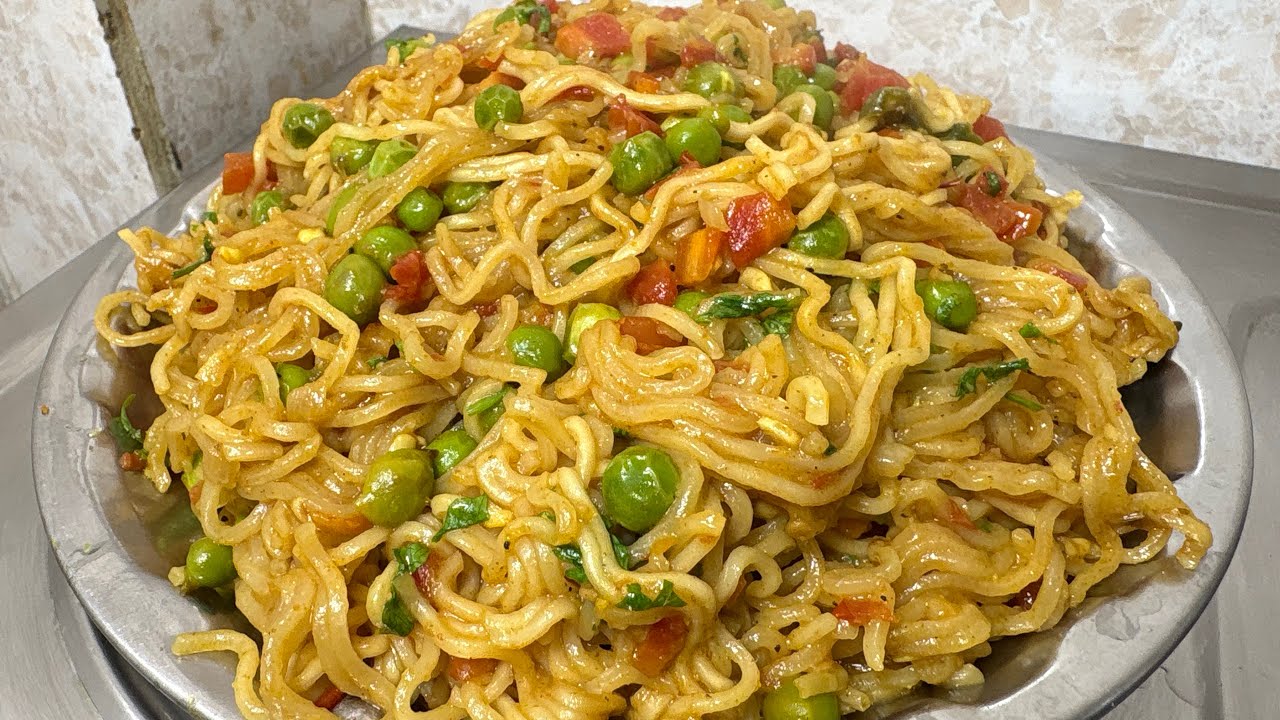 Healthy vegetables, Maggi recipe || bacche to ungliyan chat kar khaynge aisi Maggi ￼#Thekitchenqueen