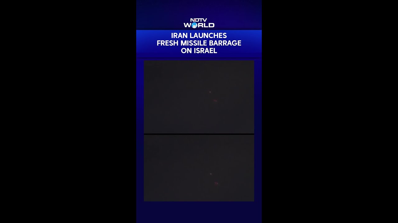 Iran Israel News | Iran Fires Overnight Missile Barrage Across Israel