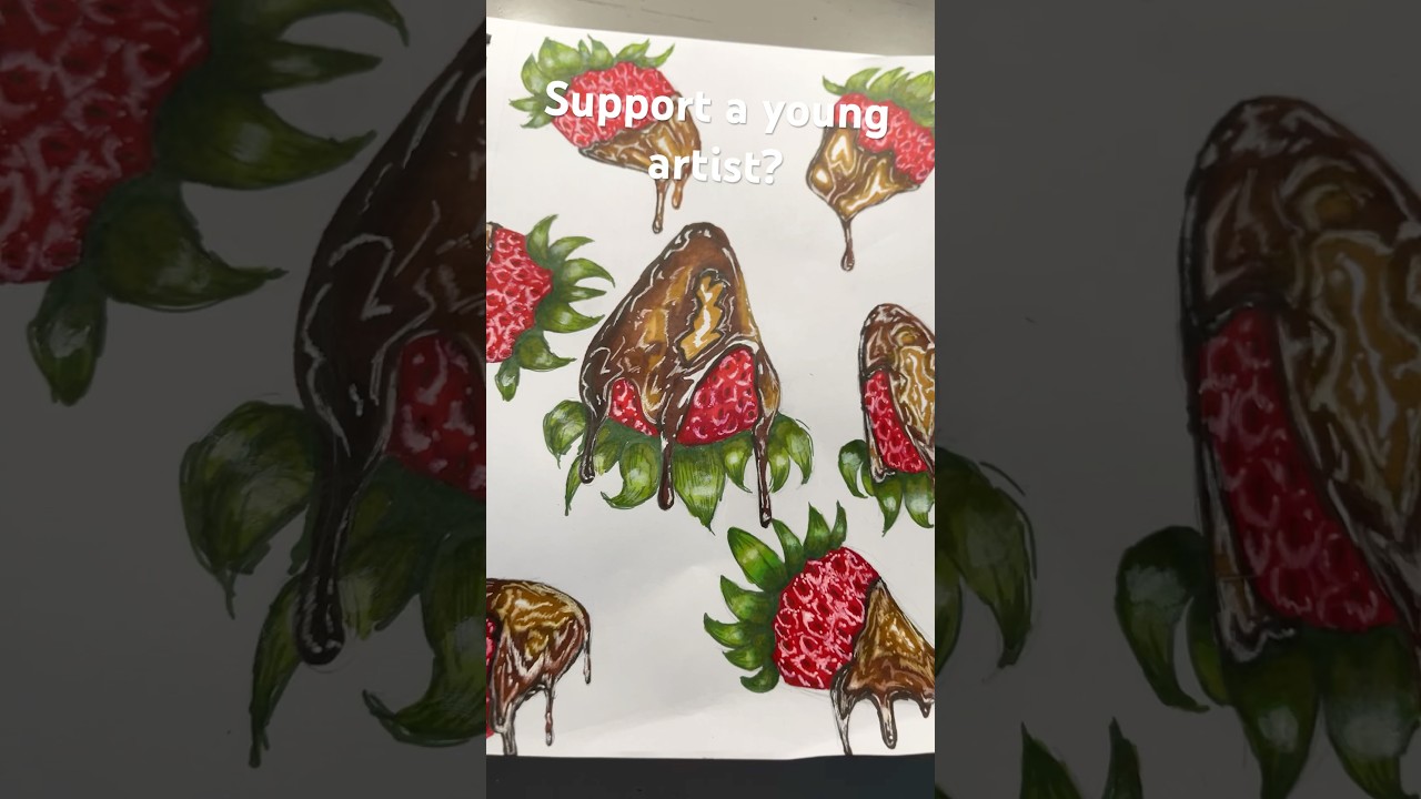 Support a young artist please?#art#transition#shorts#fym