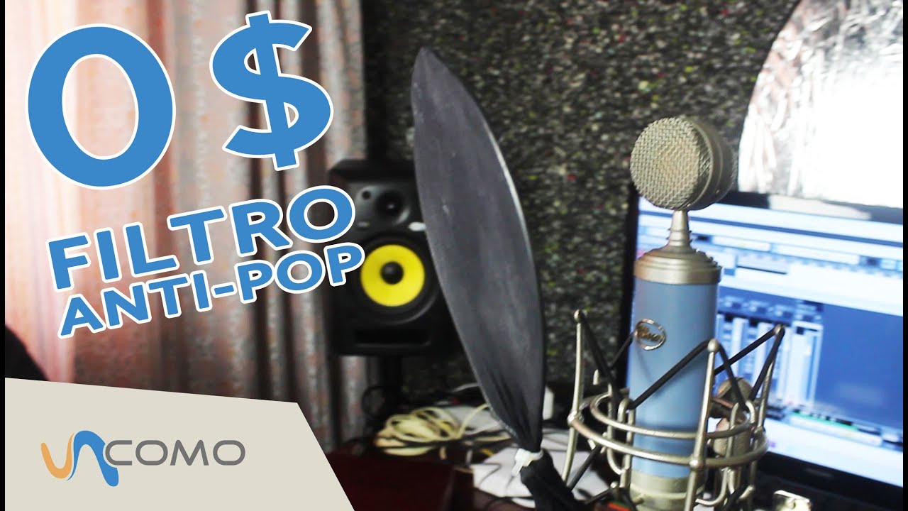 Cómo hacer un filtro Anti-pop casero GRATIS - DIY