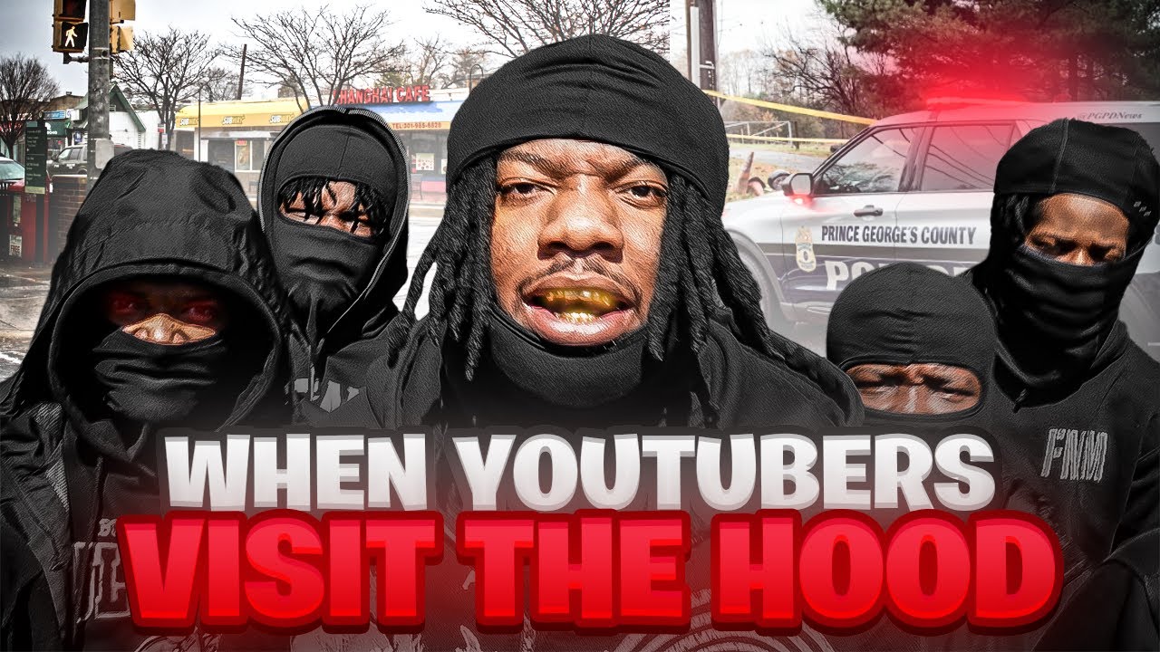 WHEN A YOUTUBER PULLS UP TO THE HOOD! (HOOD VLOG PARODY)
