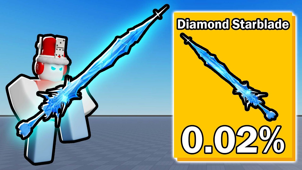 Spending $100,000 For The 0.02% DIAMOND STARBLADE In Blade Ball..