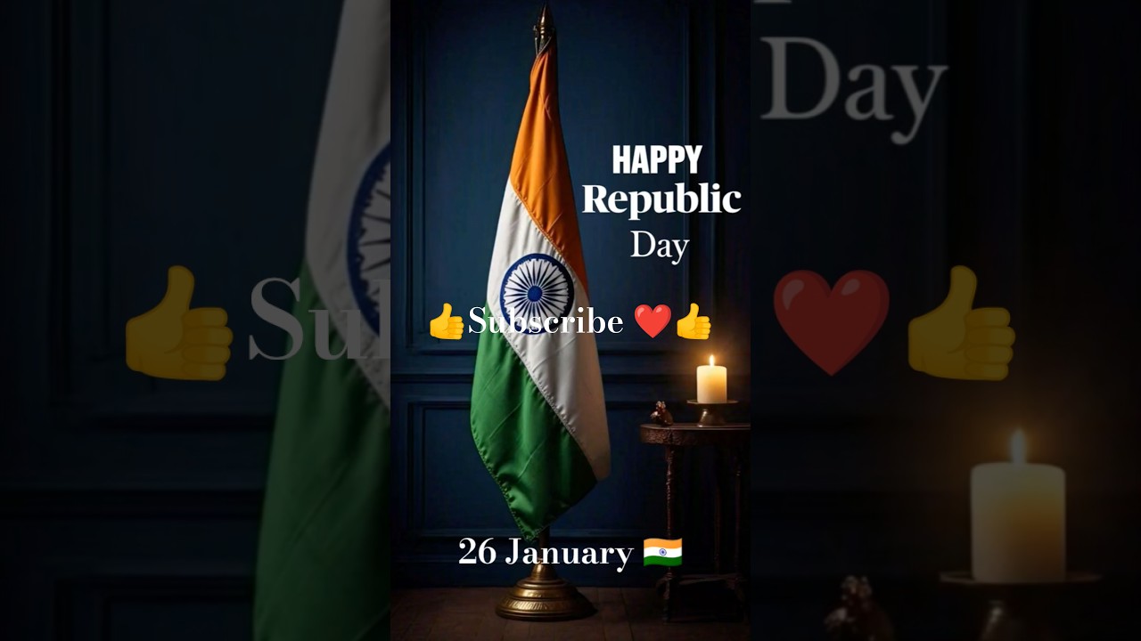 26 January 🇮🇳 Happy Republic Day to all of you guys 💫