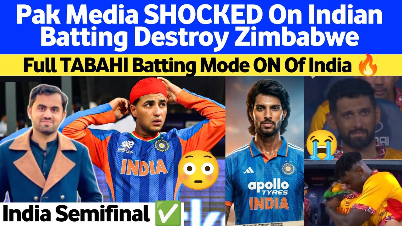 Oh No! India Full TABAHI Batting Vs Zimbabwe Shocked Pak Fans | Abhishek SLOGGER b Form Me aa Gea 😳😭